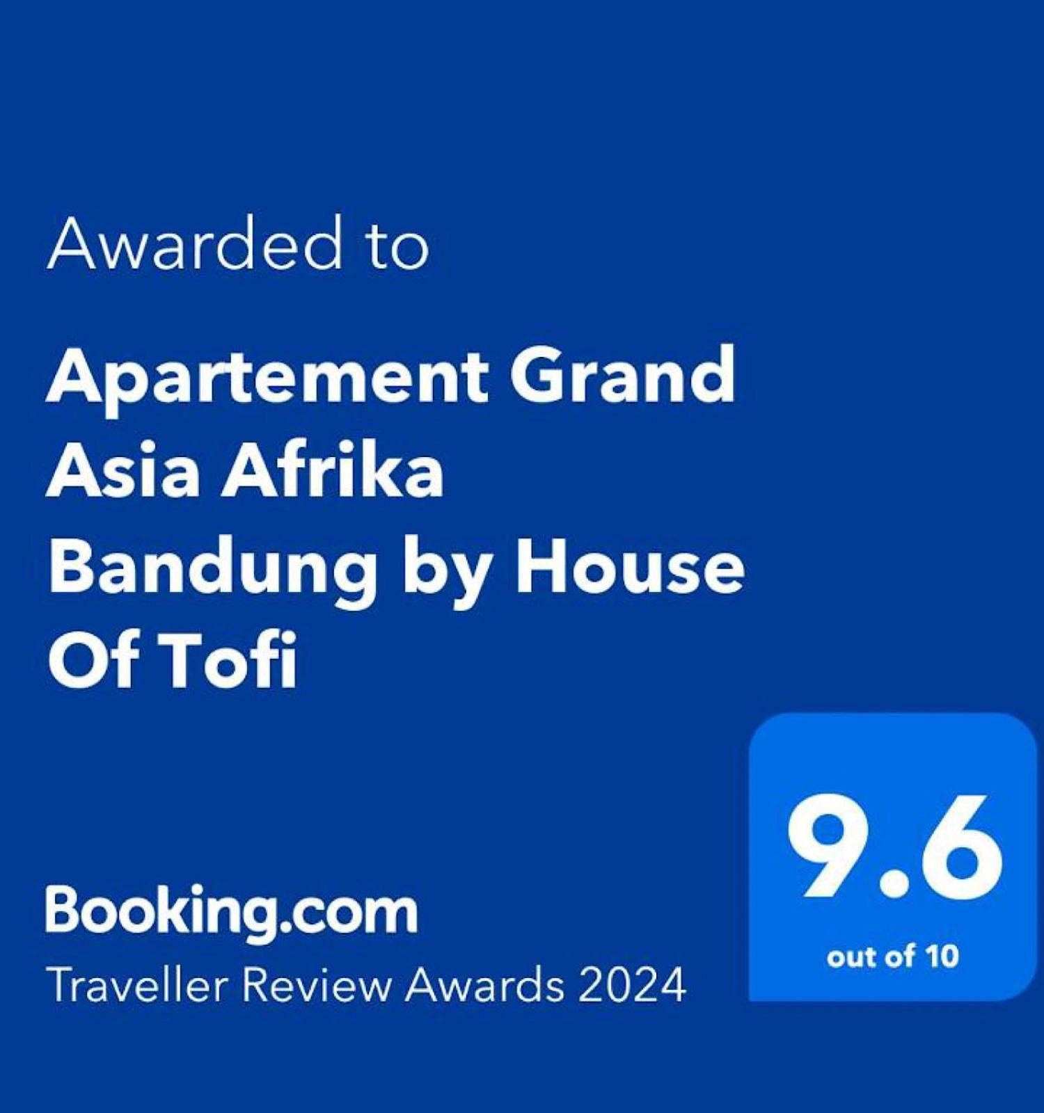 Apartement Grand Asia Afrika Bandung House Of Tofi Exterior foto